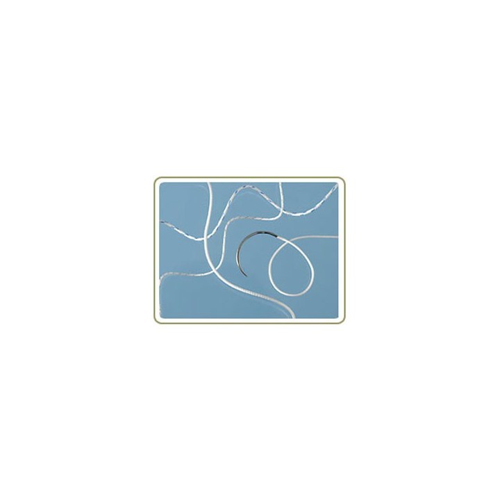 Aiguilles et fil de suture non résorbable 6/0 lot de 36