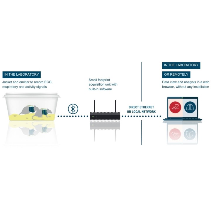 DECRO wearable telemetry system for Rat