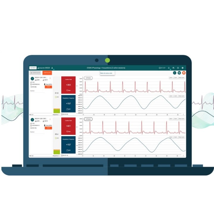 DECRO wearable telemetry system for Rat
