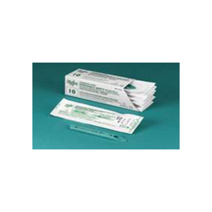 Scalpel jetable en acier inoxydable- à lame rétractable